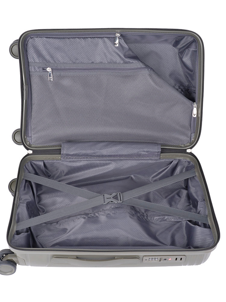 Voyager Trunk Carry On 4 Wheel Trolley Case
