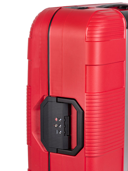 Cellini Safetech Zipperless Lock Medium 4 Wheel Trolley Case
