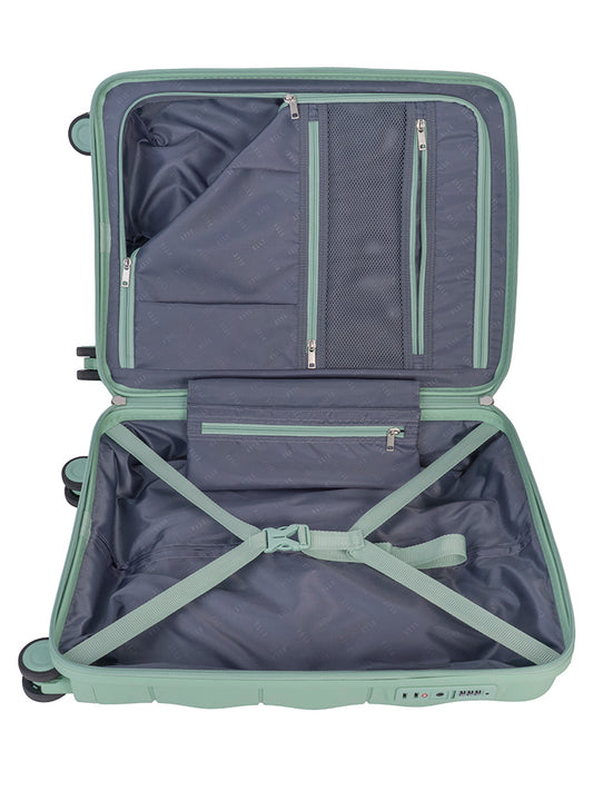 ELLE 4 Wheel Carry On Trolley Case