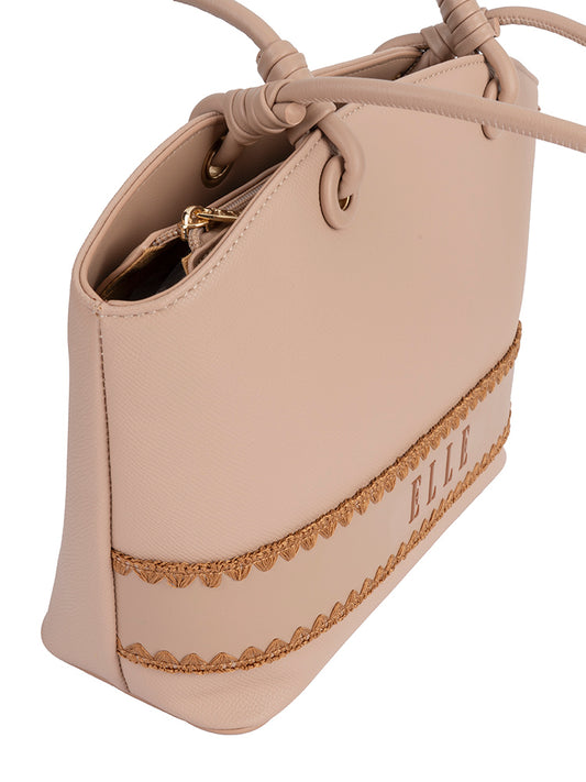 ELLE Woven Flared Tote