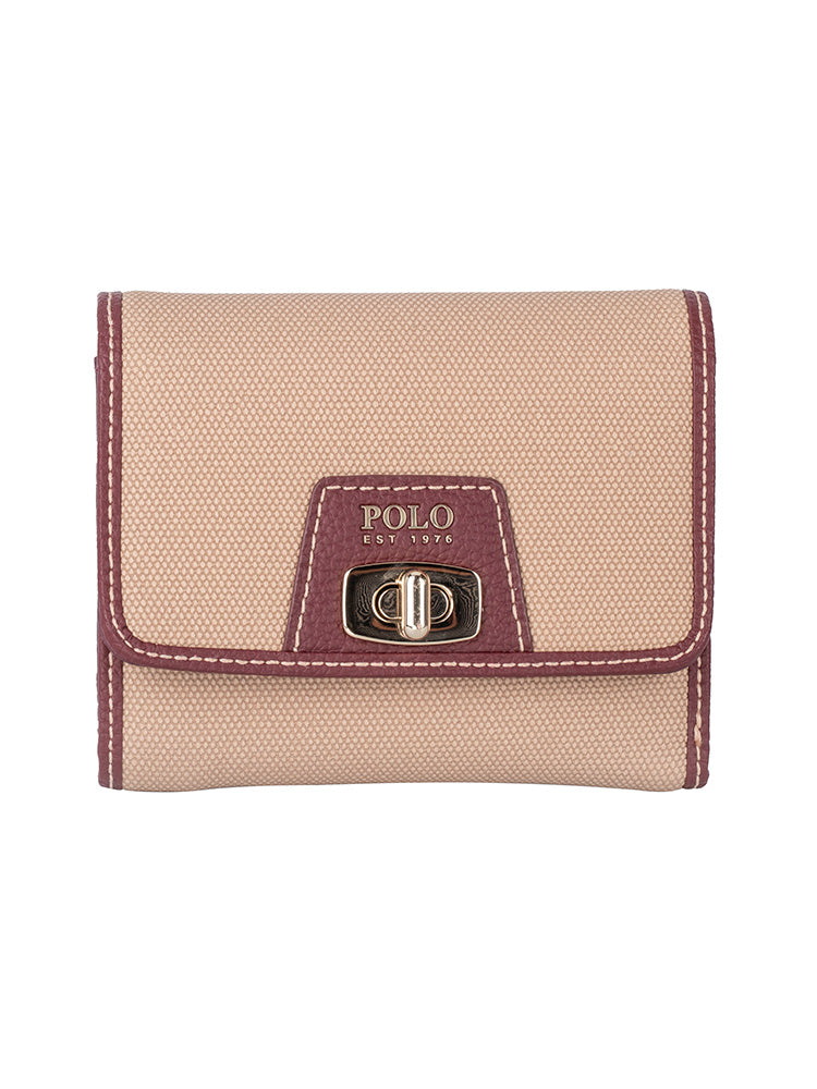 Polo Cabana Medium Trifold Purse