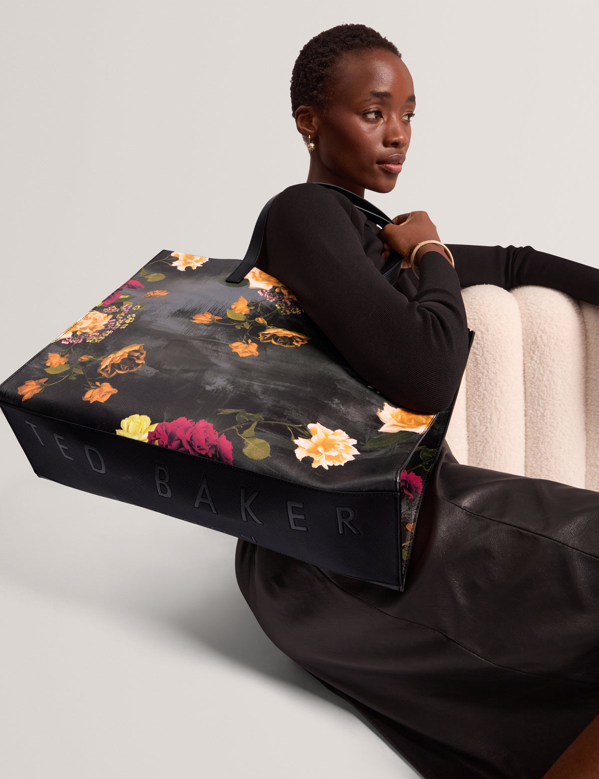 Ted Baker Olacon E/W XL Floral Shopper