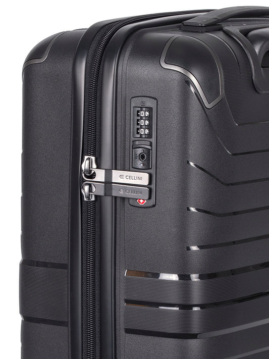 Cellini Guardlite 4 Wheel Carry On Trolley Case
