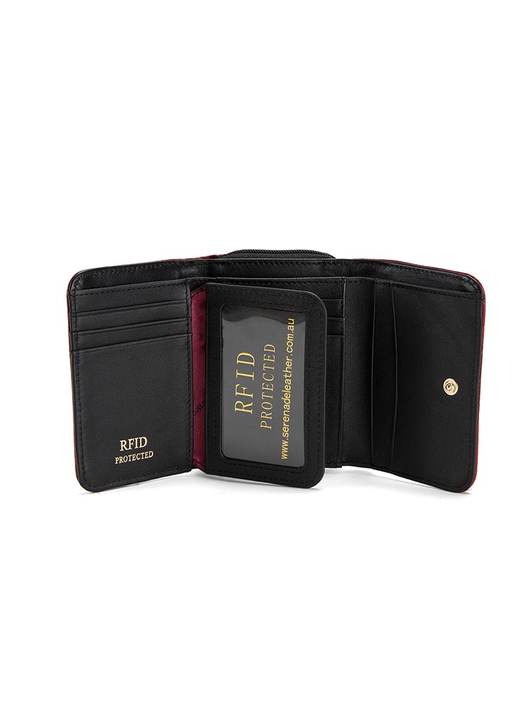 Serenade Cherry Croc Small Purse