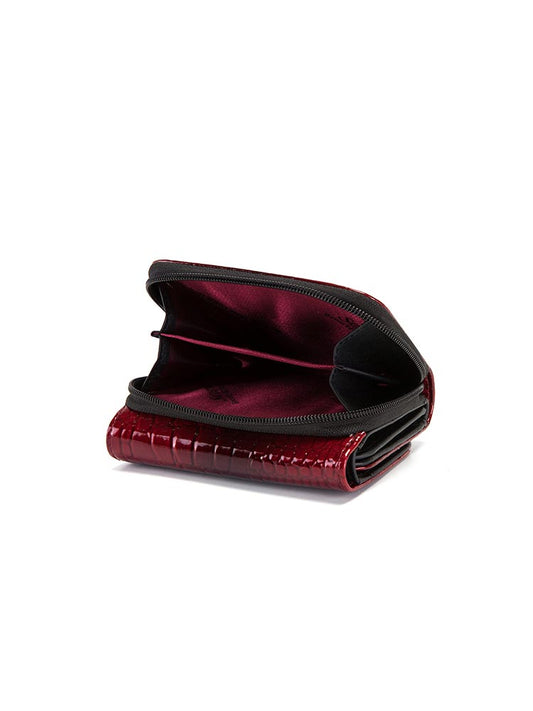 Serenade Cherry Croc Small Purse