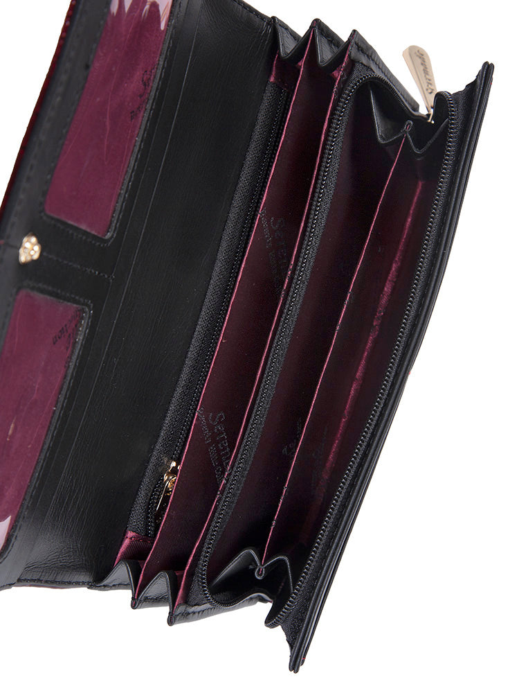 Serenade Cherry Croc Large Purse