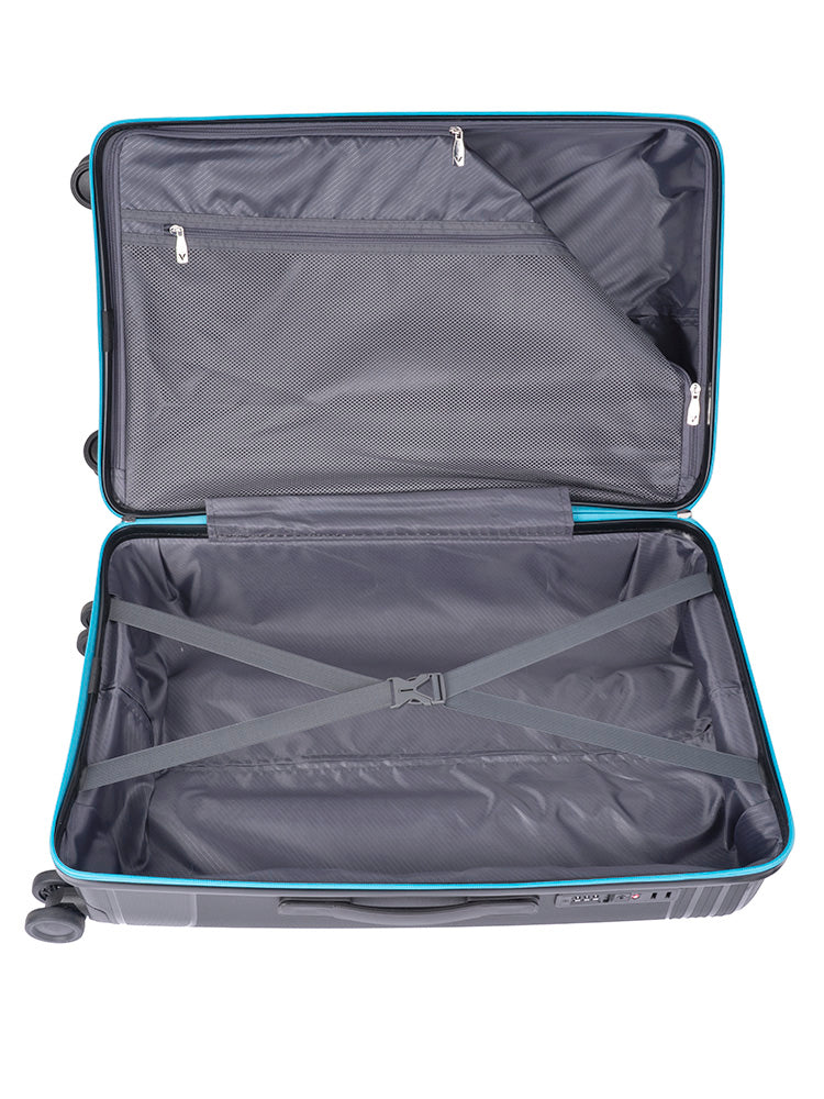 Voyager Trunk Carry On 4 Wheel Trolley Case