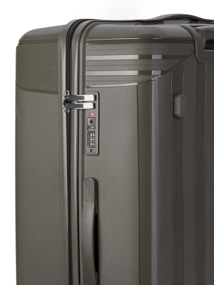 Voyager Trunk Large 4 Wheel Trolley Case – Cellini Luggage
