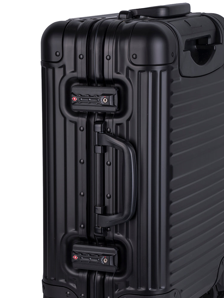 Cellini Aluminium 4-Wheel Carry On Trolley Case