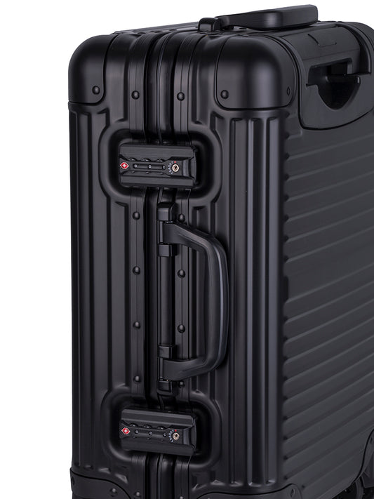 Cellini Aluminium 4-Wheel Carry On Trolley Case