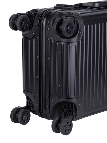 Cellini Aluminium 4-Wheel Carry On Trolley Case