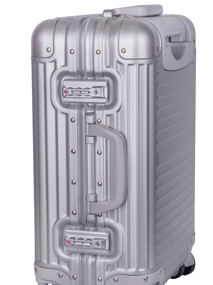 Cellini Aluminium 4-Wheel Carry On Trolley Case