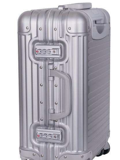 Cellini Aluminium 4-Wheel Carry On Trolley Case
