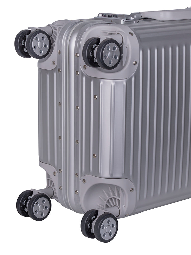 Cellini Aluminium 4-Wheel Carry On Trolley Case