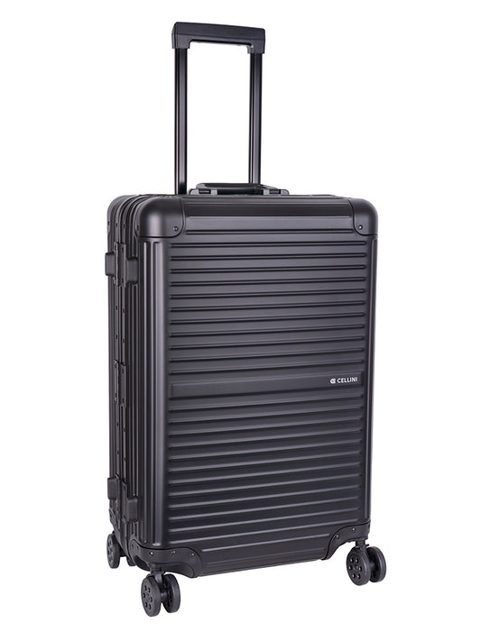 Cellini Aluminium Medium 4-Wheel Trolley Case