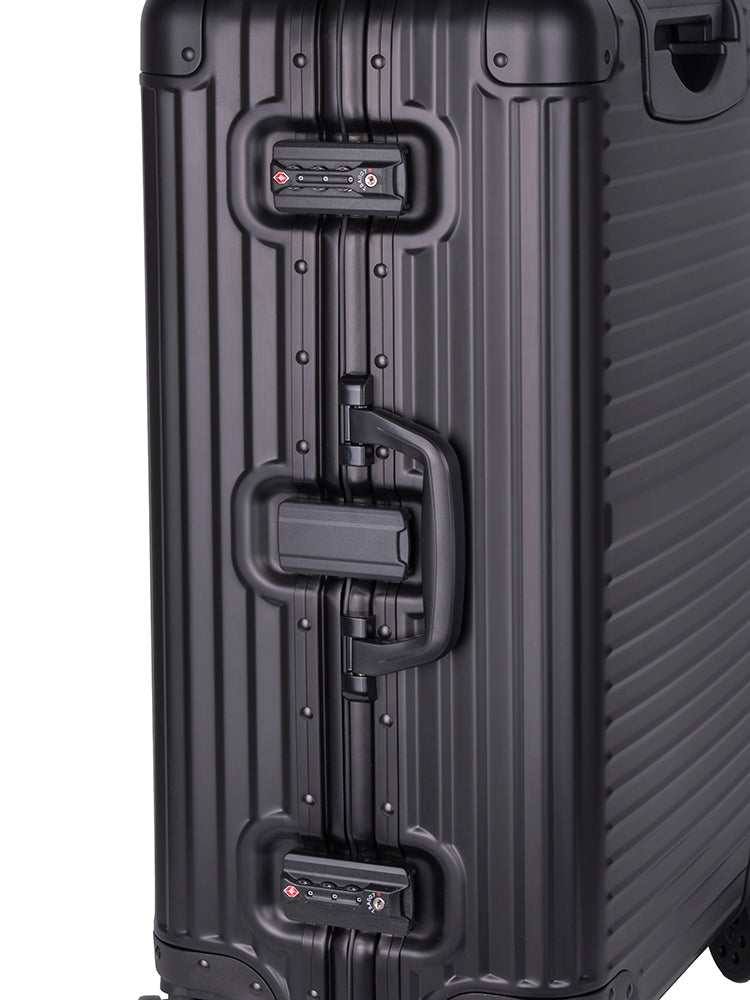 Cellini Aluminium Medium 4-Wheel Trolley Case