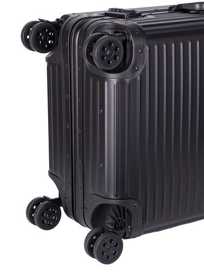 Cellini Aluminium Medium 4-Wheel Trolley Case