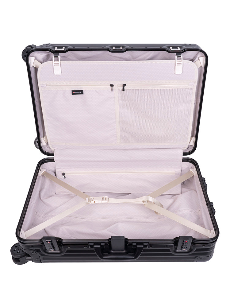 Cellini Aluminium Medium 4-Wheel Trolley Case