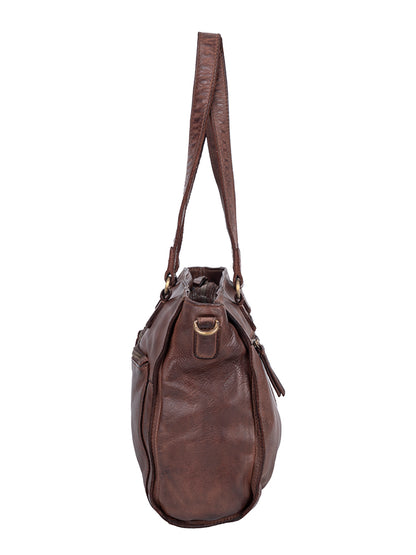 Cellini Diva Washed Leather Tote