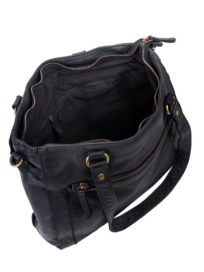 Cellini Diva Washed Leather Tote