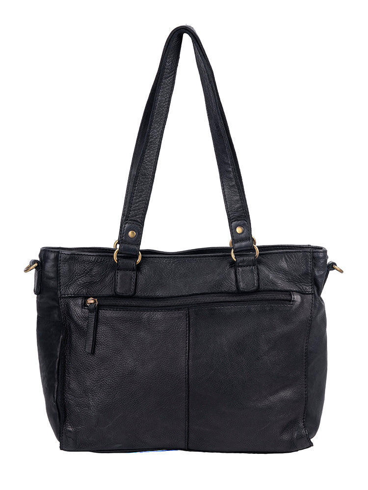 Cellini Diva Washed Leather Tote