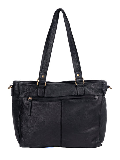 Cellini Diva Washed Leather Tote