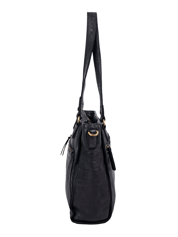 Cellini Diva Washed Leather Tote