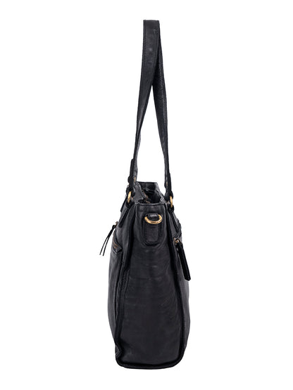 Cellini Diva Washed Leather Tote