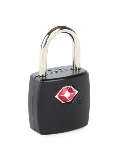 Cellini Accessories Tsa Padlock Set Black