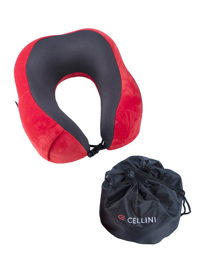 Cellini Accessories Roll-Up Memory Foam Travel Pillow