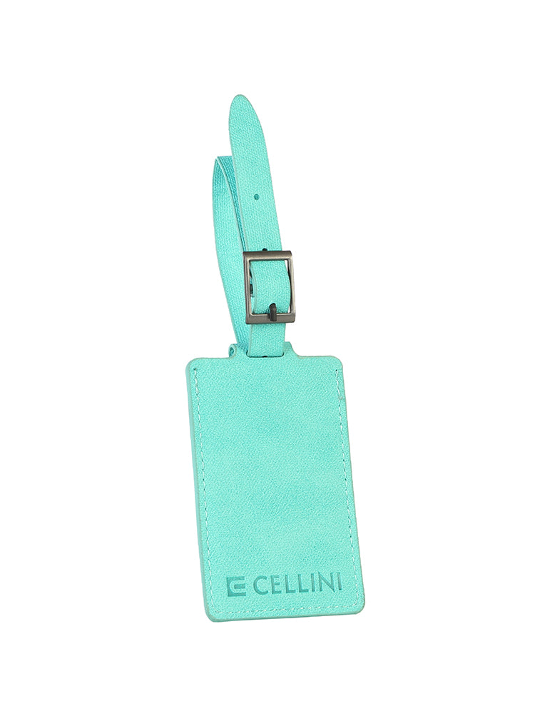 Cellini Accessories Pu Luggage Label Green