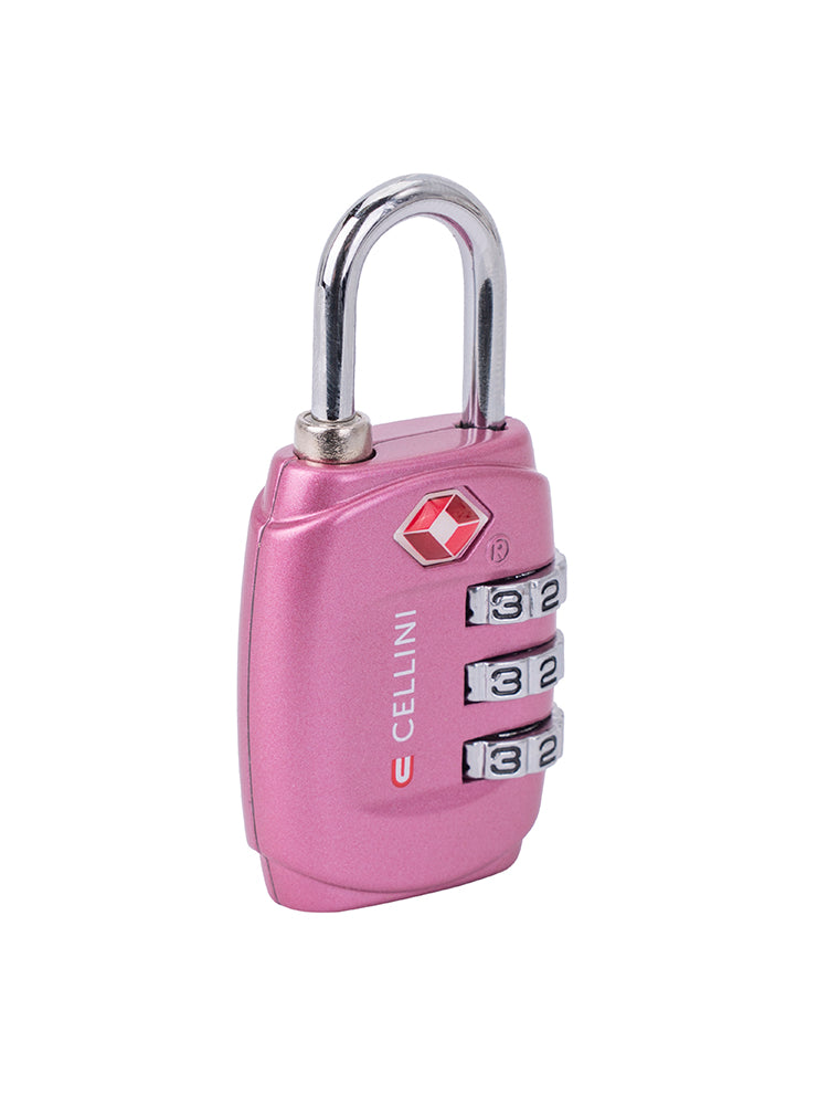 Cellini 3-Dial Combination TSA Lock