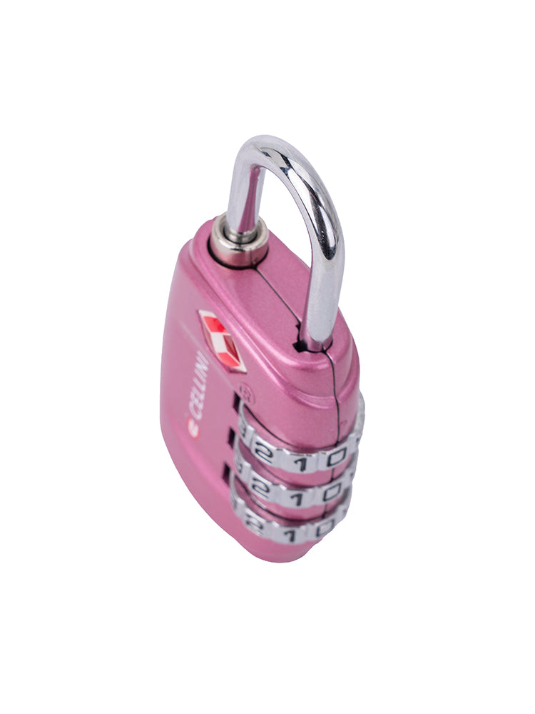 Cellini 3-Dial Combination TSA Lock