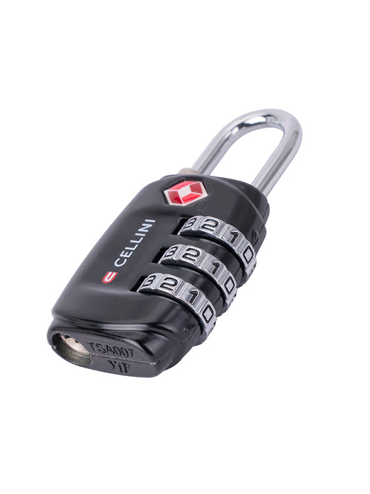 Cellini 3-Dial Combination TSA Lock