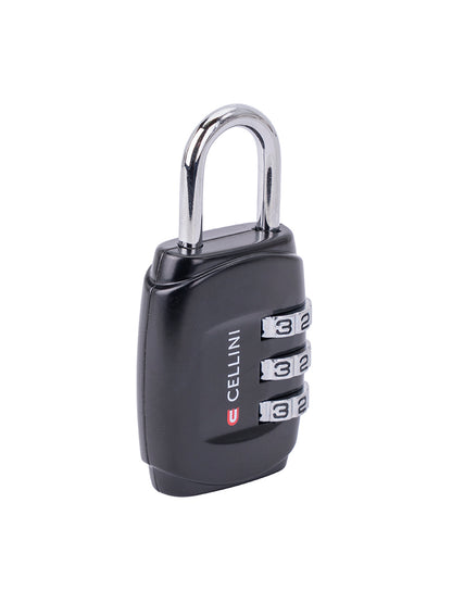Cellini Accessories 3 Dial Combo Lock Black