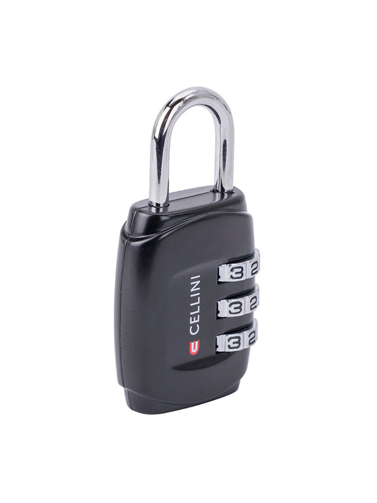 Cellini Accessories 3 Dial Combo Lock Black