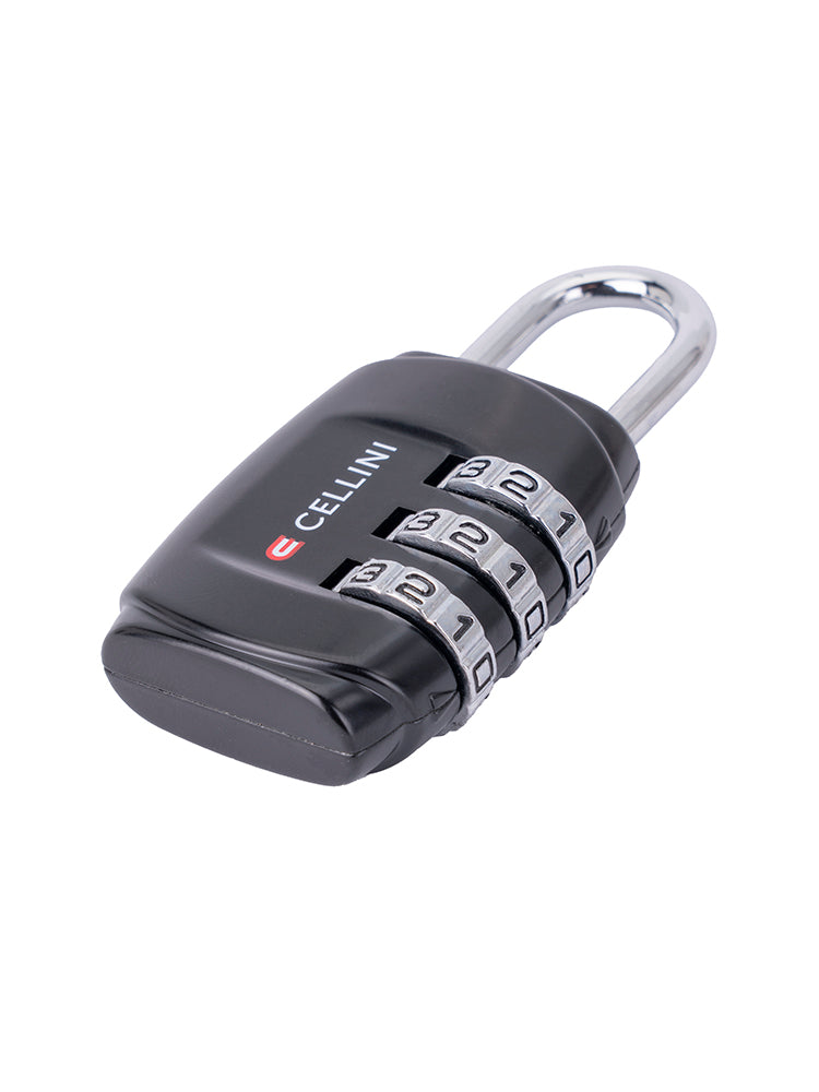 Cellini Accessories 3 Dial Combo Lock Black