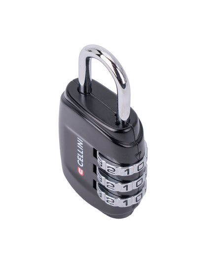 Cellini Accessories 3 Dial Combo Lock Black