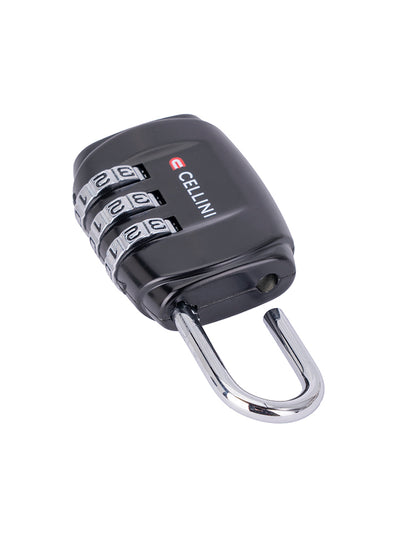 Cellini Accessories 3 Dial Combo Lock Black