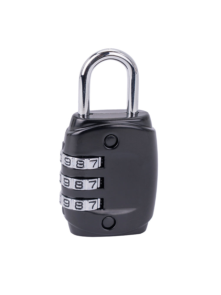 Cellini Accessories 3 Dial Combo Lock Black