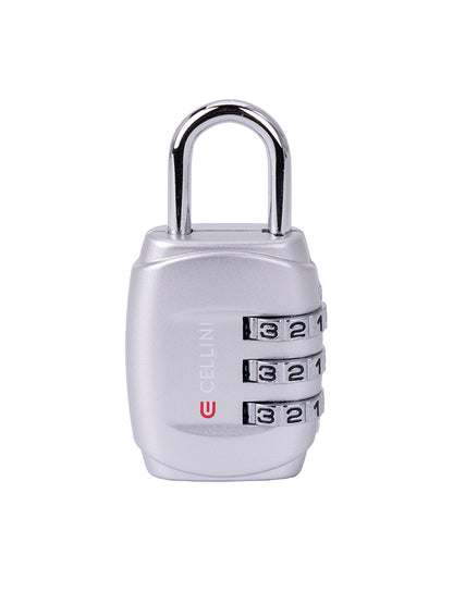 Cellini Accessories 3 Dail Combo Lcok Silver
