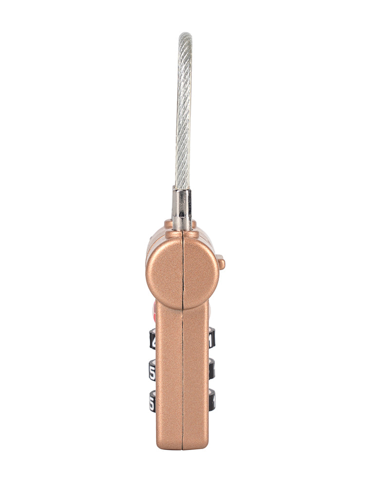 Cellini Quick Release 3-Dial TSA Cable Lock