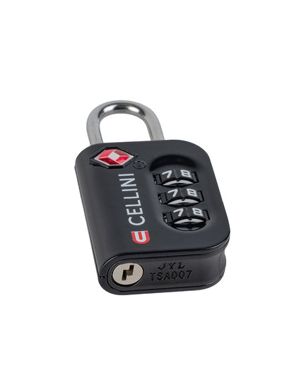 Cellini 3-Dial Combination TSA Lock