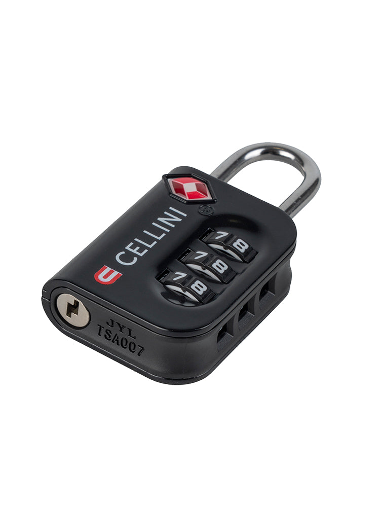 Cellini 3-Dial Combination TSA Lock