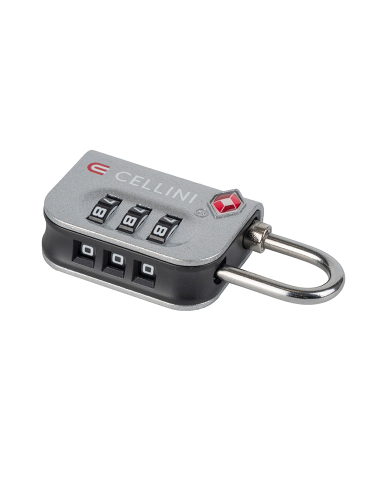 Cellini 3-Dial Combination TSA Lock