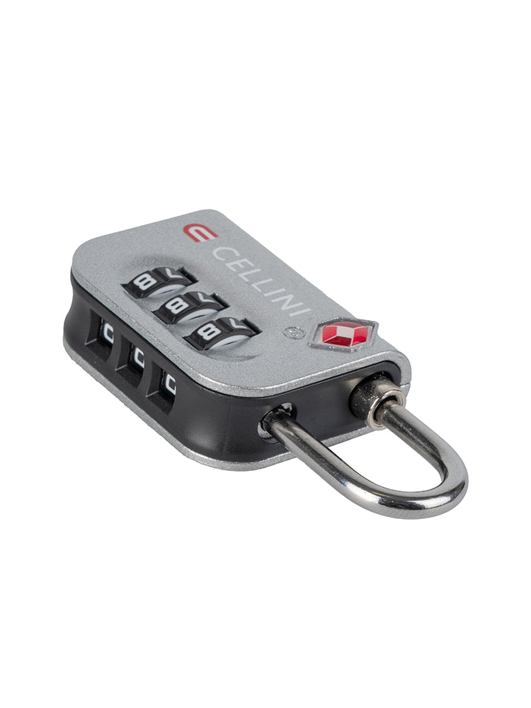 Cellini 3-Dial Combination TSA Lock