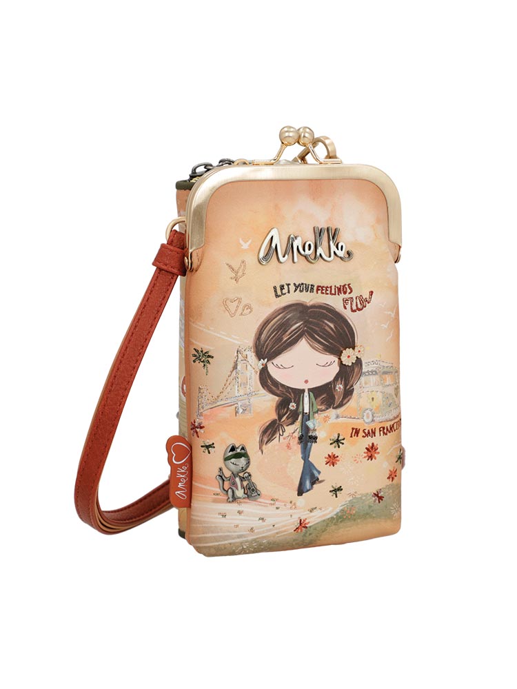 Anekke Peace and Love 3-in-1 RFID wallet bag