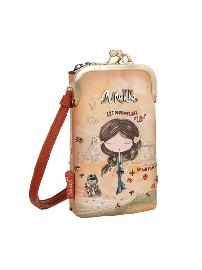 Anekke Peace and Love 3-in-1 RFID wallet bag