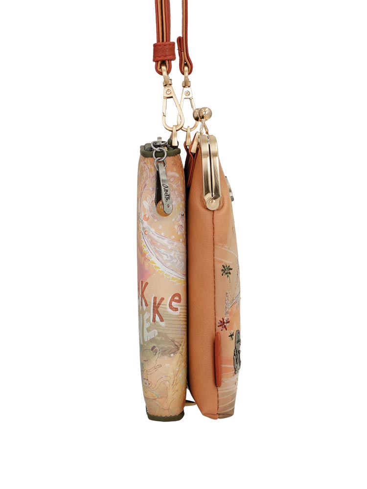 Anekke Peace and Love 3-in-1 RFID wallet bag