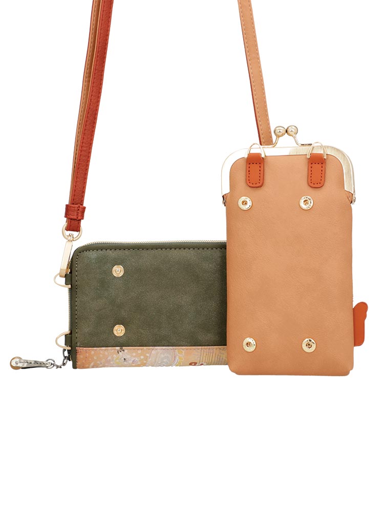 Anekke Peace and Love 3-in-1 RFID wallet bag